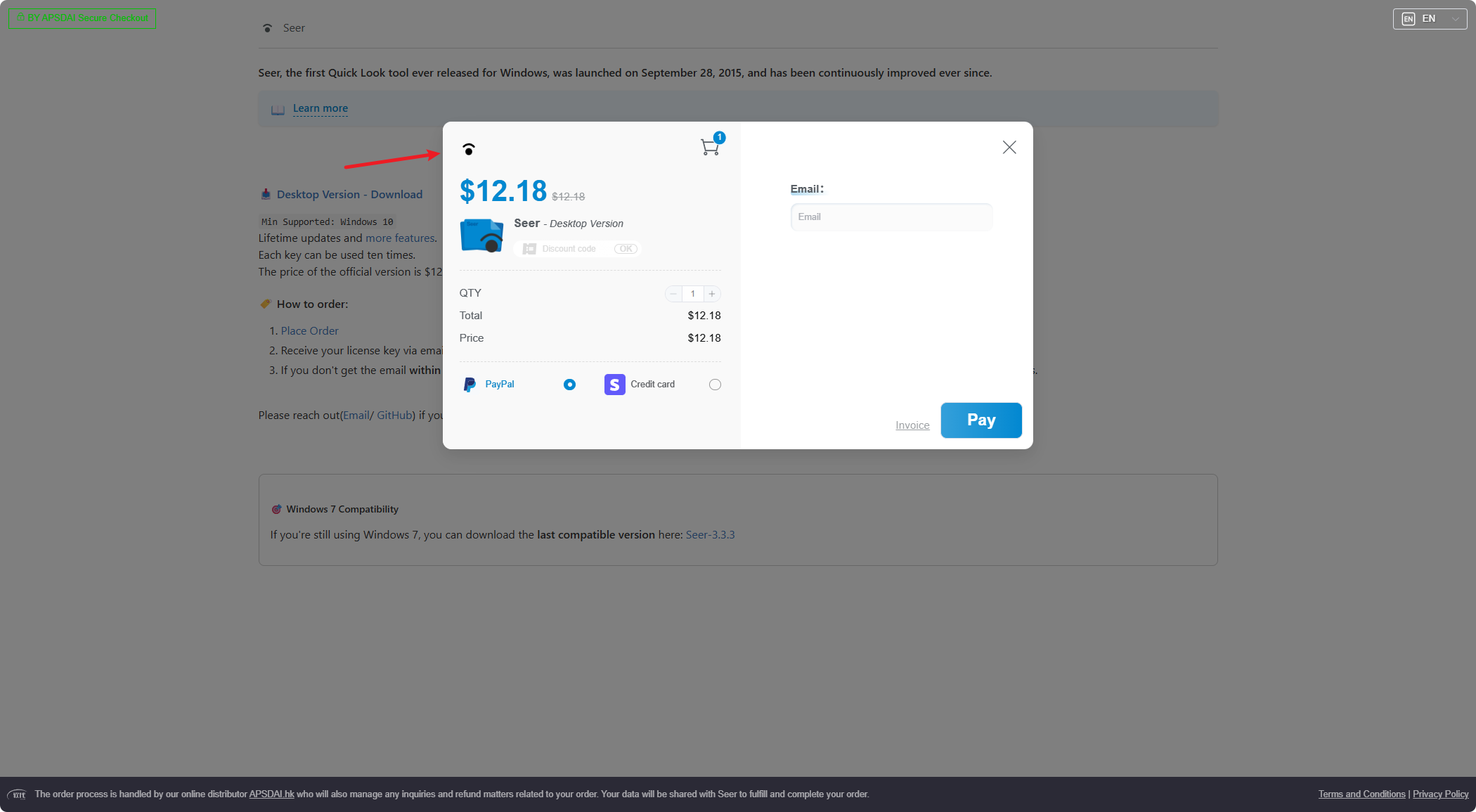 Payment Logo Display